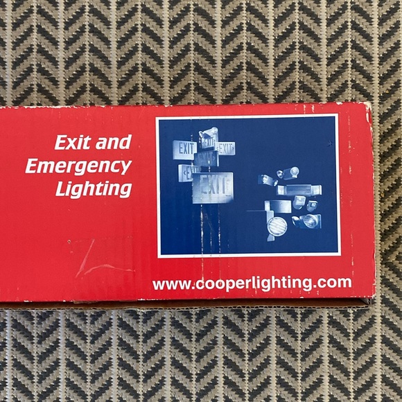 NEW W/TAGS=COOPER Lighting SURE-LITES Incandescent Industrial EXIT Sign - Picture 11 of 14